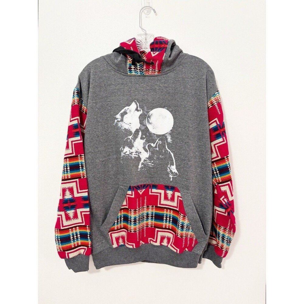 Atuk Nawi Wolves Hoodie Size Large